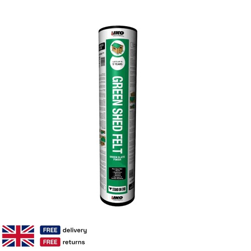 Shed roofing felt - roofing, green