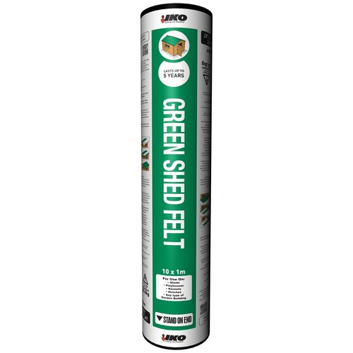 Green shed felt roll - felt,