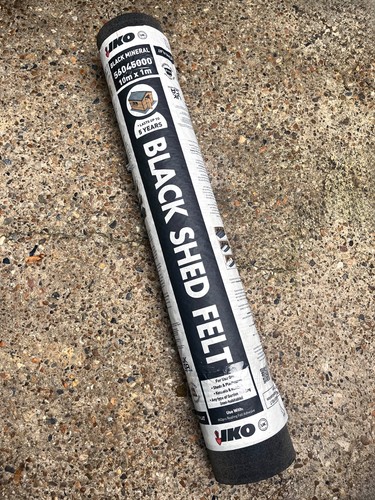 Iko black mineral shed roofing - iko,
