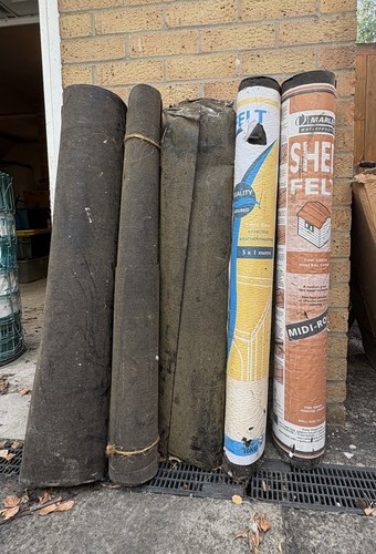 Shed roof felting - shed,