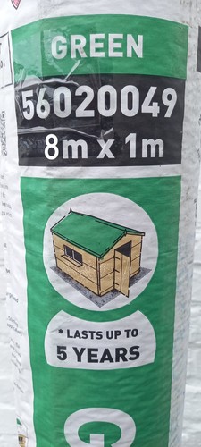 Green shed roofing - green,