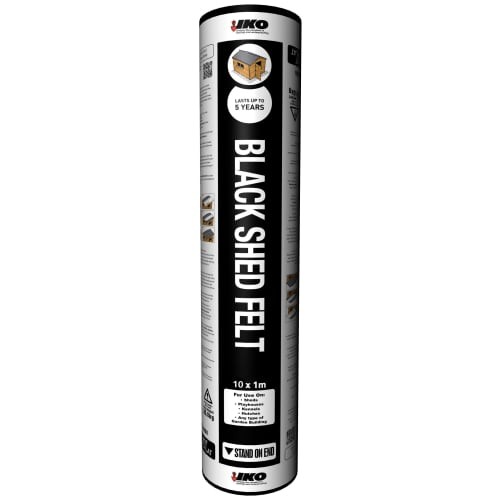 Shed felt roll 10x1m - roll, black